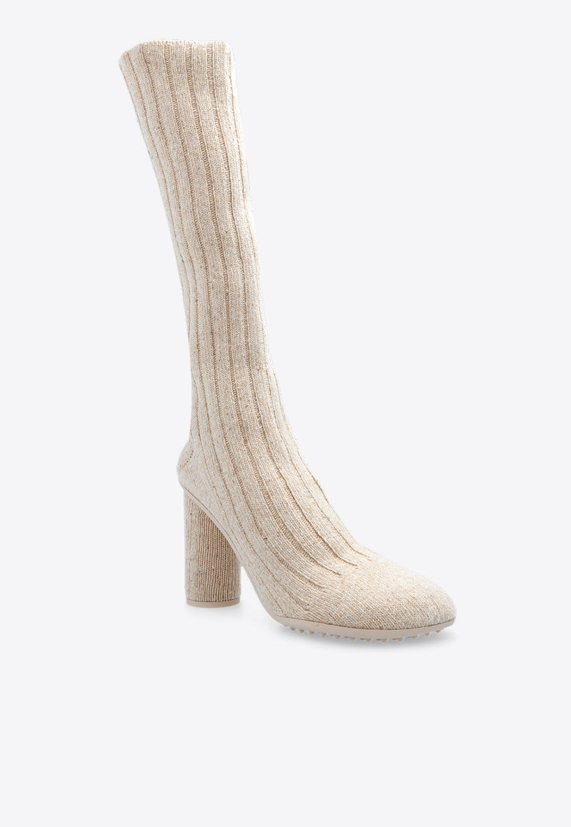 Atomic 90 Knitted Knee-High Boots