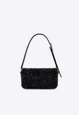 Mini Avenue Rhinestone Embellished Shoulder Bag