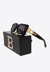 Imperial Rectangular Chain Sunglasses