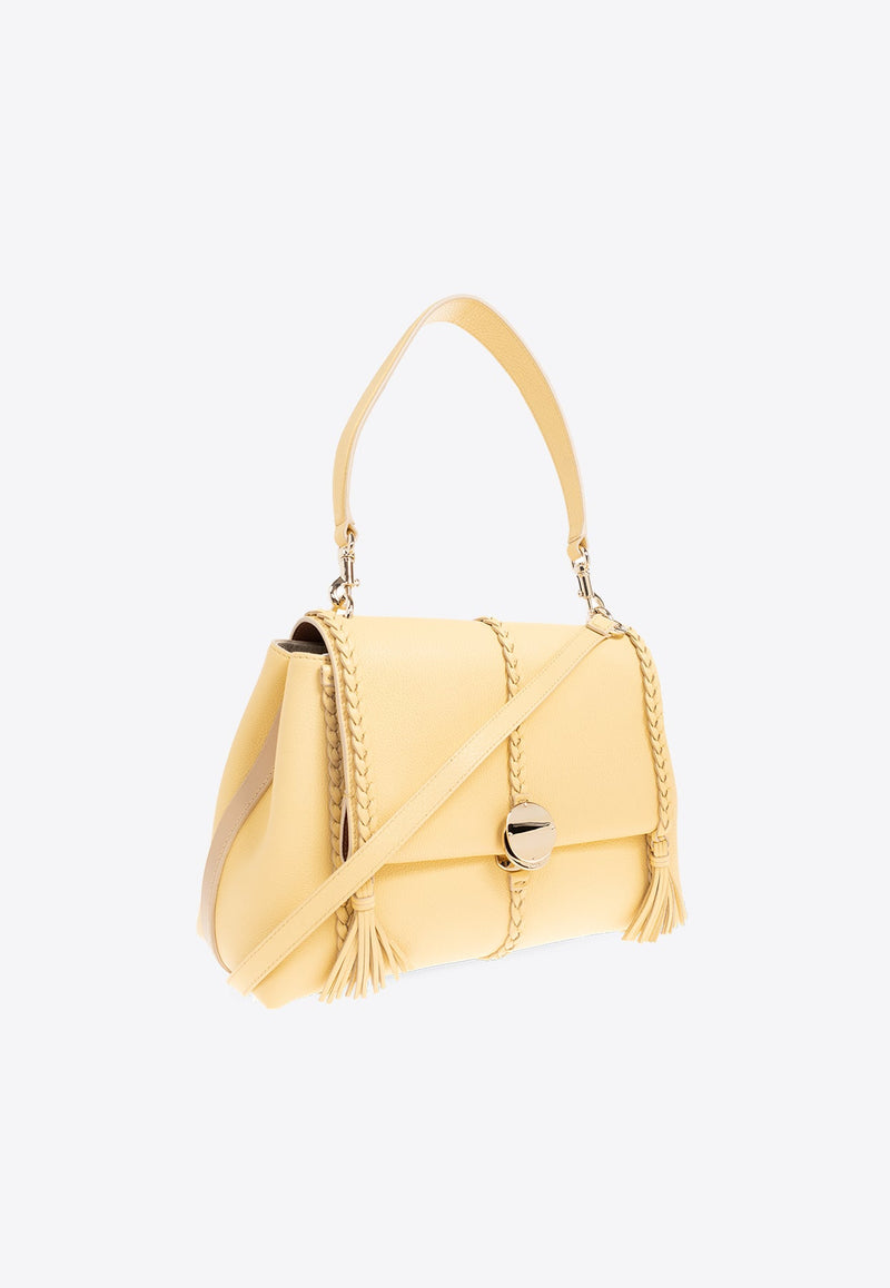 Medium Penelope Calf Leather Shoulder Bag