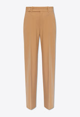 Straight-Leg Tailored Pants