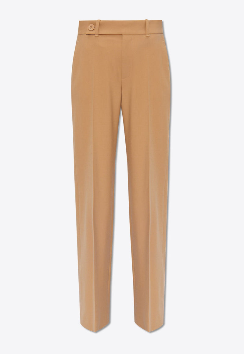 Straight-Leg Tailored Pants