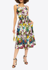 Floral Print Midi Dress