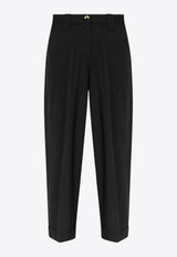 Straight-Leg Tailored Pants