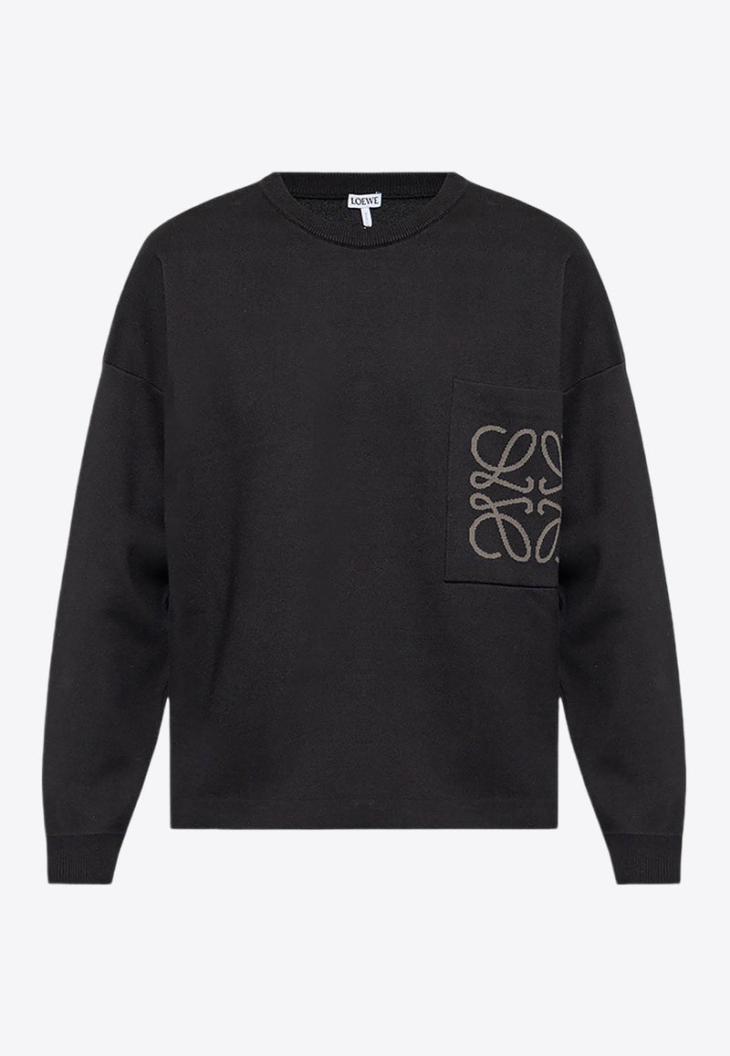 Anagram Embroidered Sweater