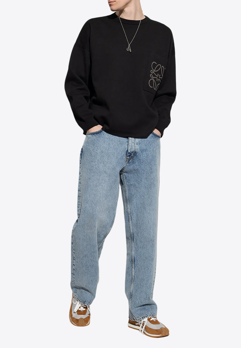 Anagram Embroidered Sweater