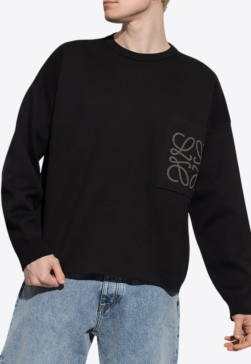 Anagram Embroidered Sweater