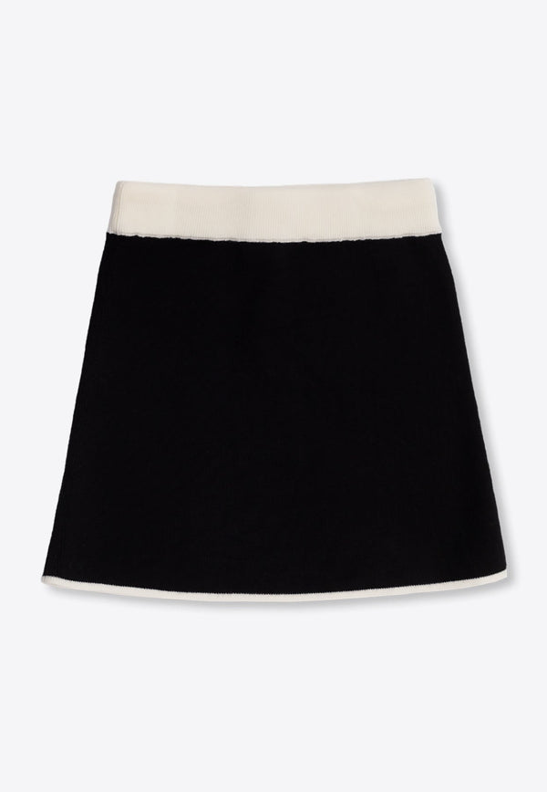 Girls DG Embroidered Mini Skirt