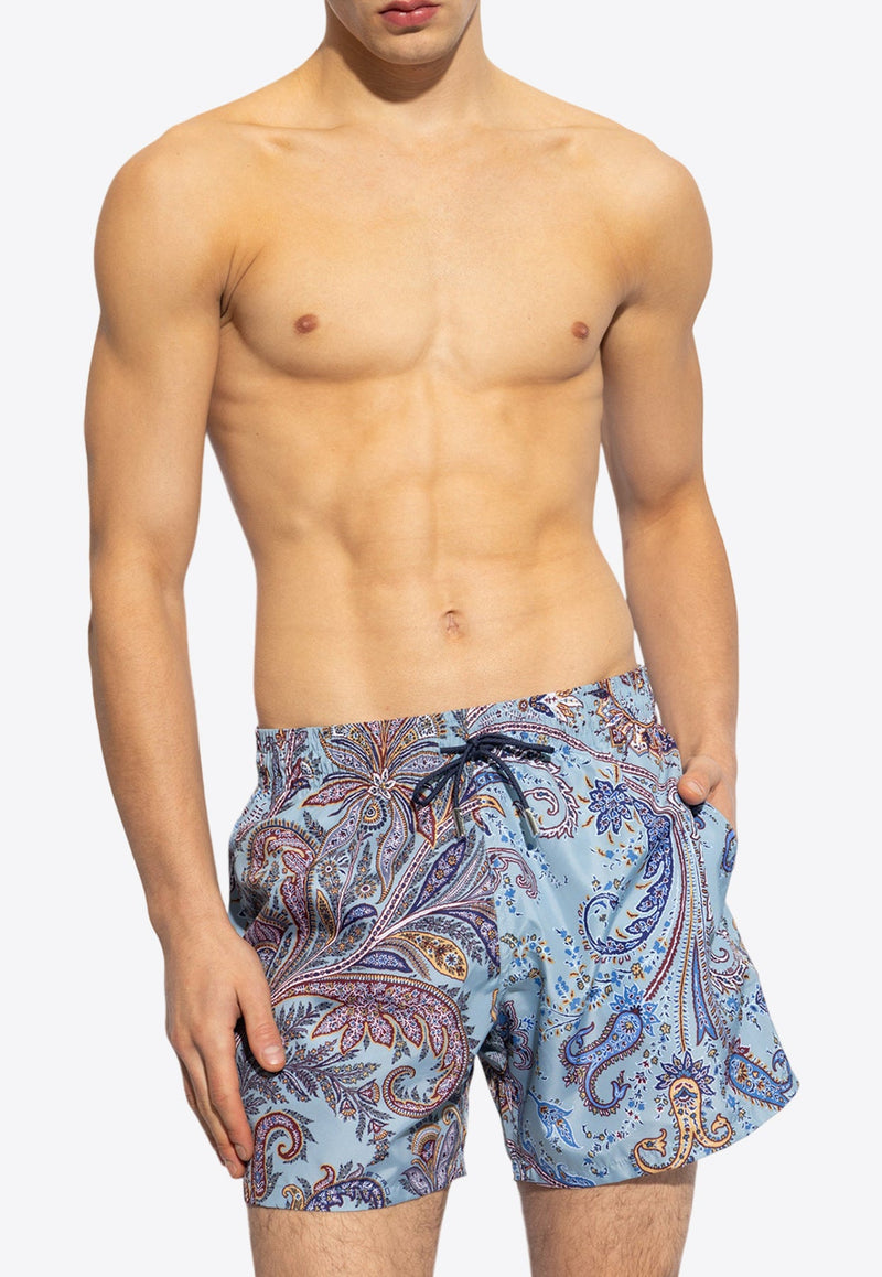 Paisley Print Swim Shorts