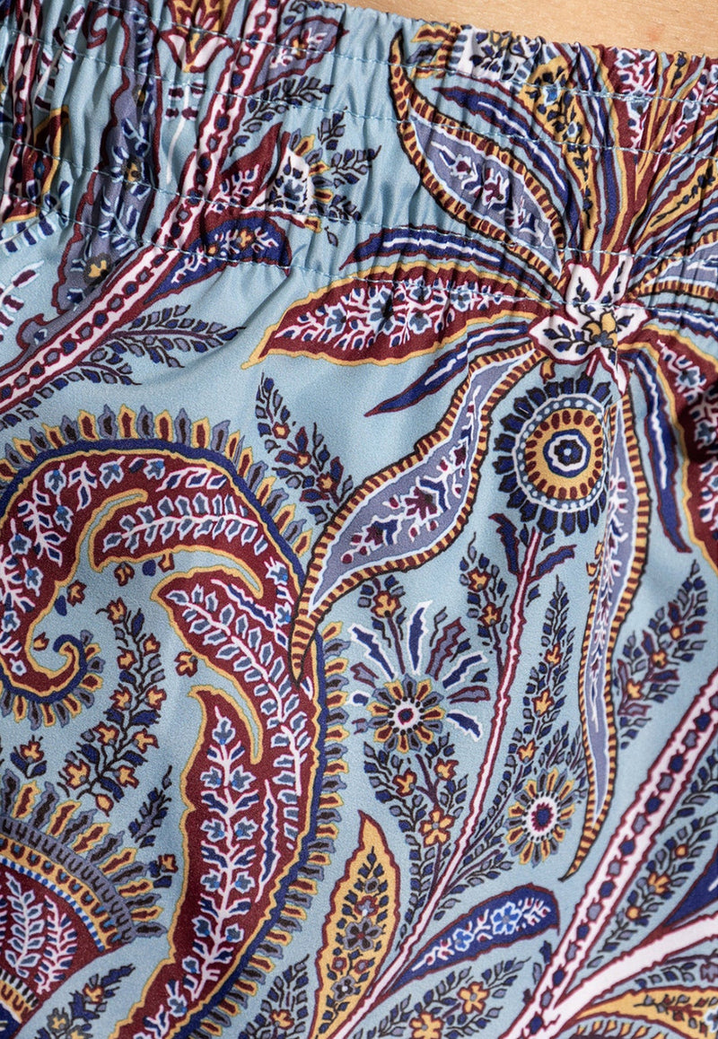 Paisley Print Swim Shorts