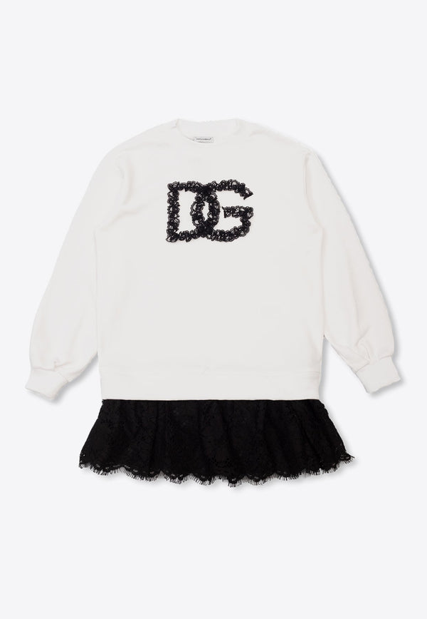 Girls Laced DG Logo Mini Dress