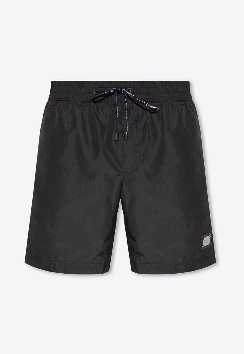 Logo Plaque Swim Shorts