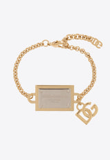 Logo-Plaque Chain Bracelet