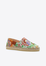 Floral Jacquard Espadrilles