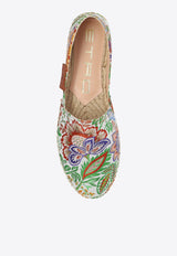 Floral Jacquard Espadrilles