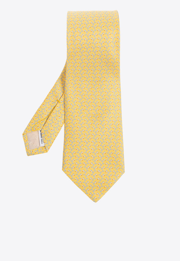 All-Over Print Silk Tie