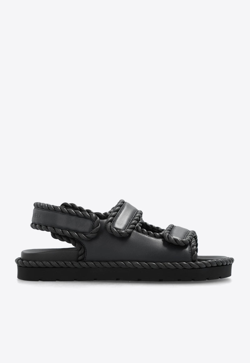 Jack Nappa Leather Flat Sandals