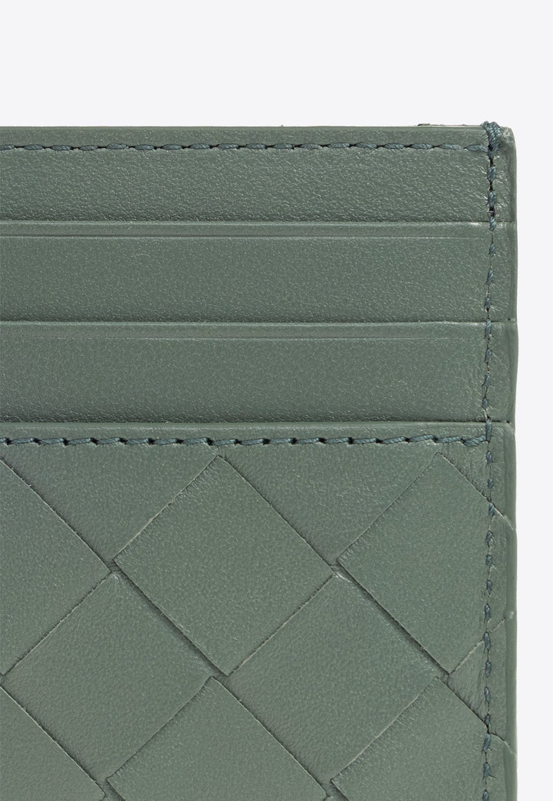 Intrecciato Leather Cardholder