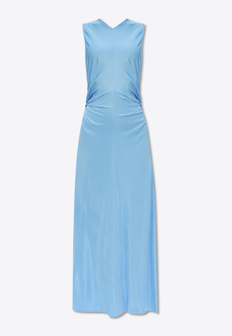 Knot-Ring Sleeveless Maxi Dress