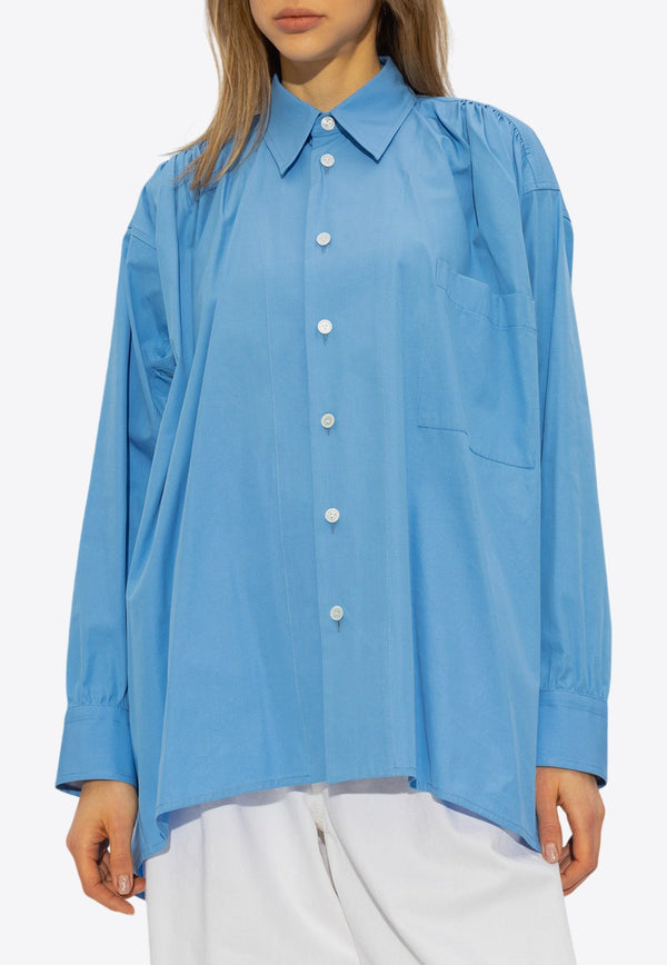 Long-Sleeved Button-Up Shirt