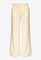 Linen Flared Pants