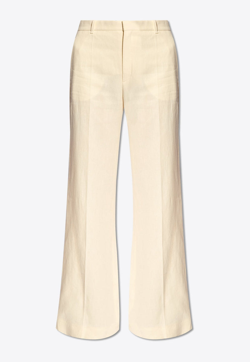 Linen Flared Pants