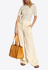 Linen Flared Pants