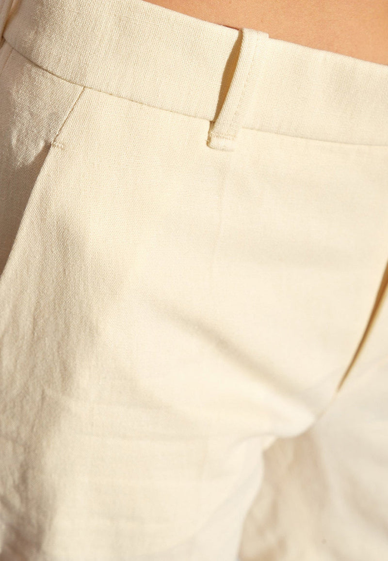 Linen Flared Pants