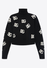 DG Logo Wool Turtleneck Sweater