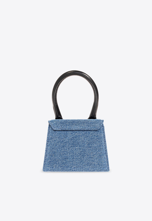 Le Chiquito Moyen Denim Shoulder Bag