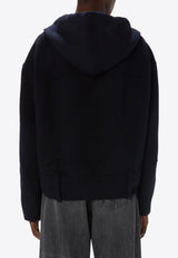 Hooded Biker Wool Jacket