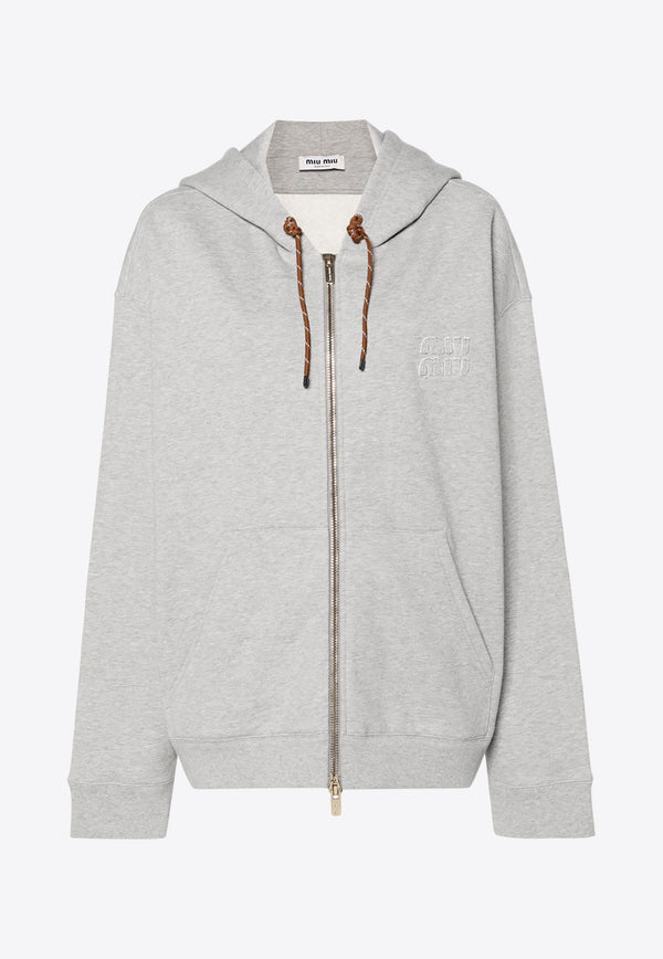 Zip-Up Hooded Sweatshirt