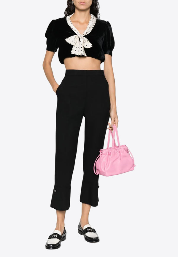 High-Waist Flared Pants