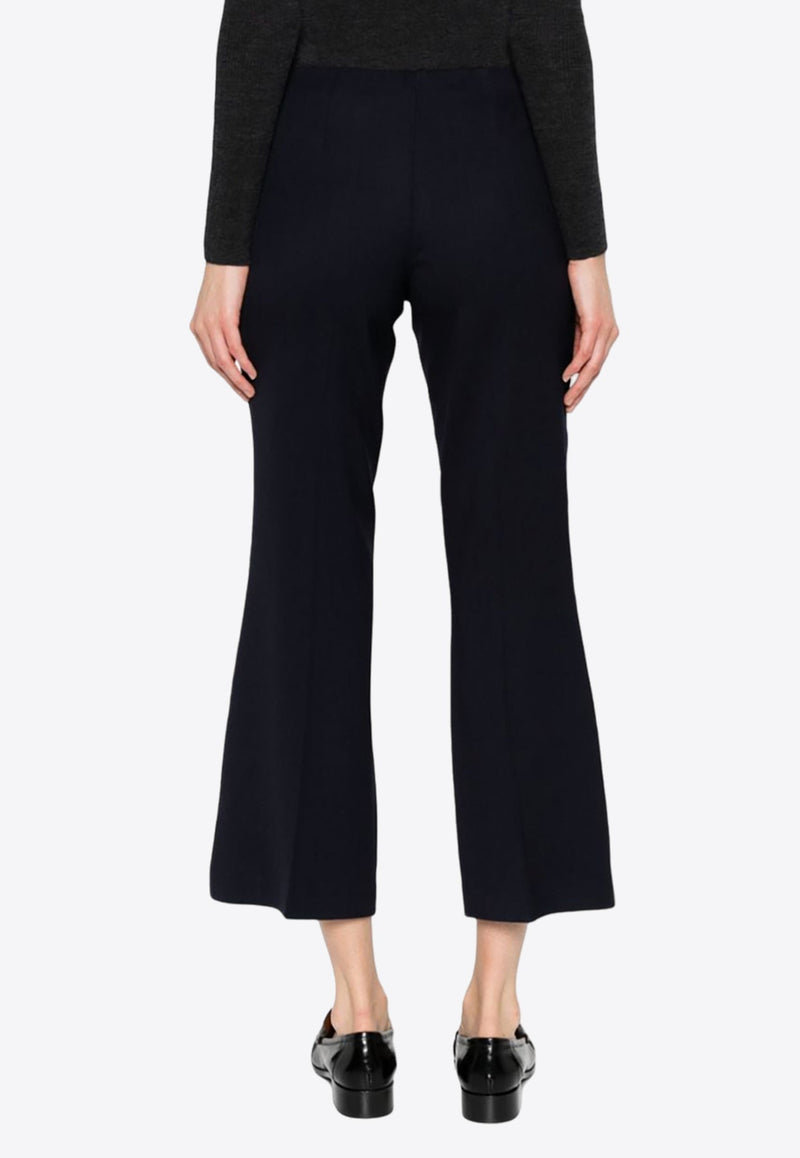 Liliuxy Cropped Flared Wool Pants