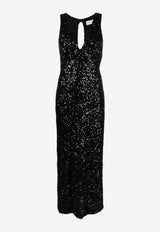 Paris Sequin Embellished Maxi Dress