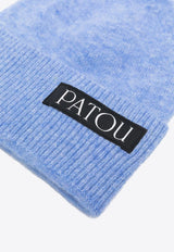 Logo Patch Wool-Blend Beanie