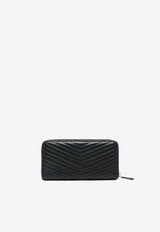 Ryder Quilted Leather Zip-Around Wallet