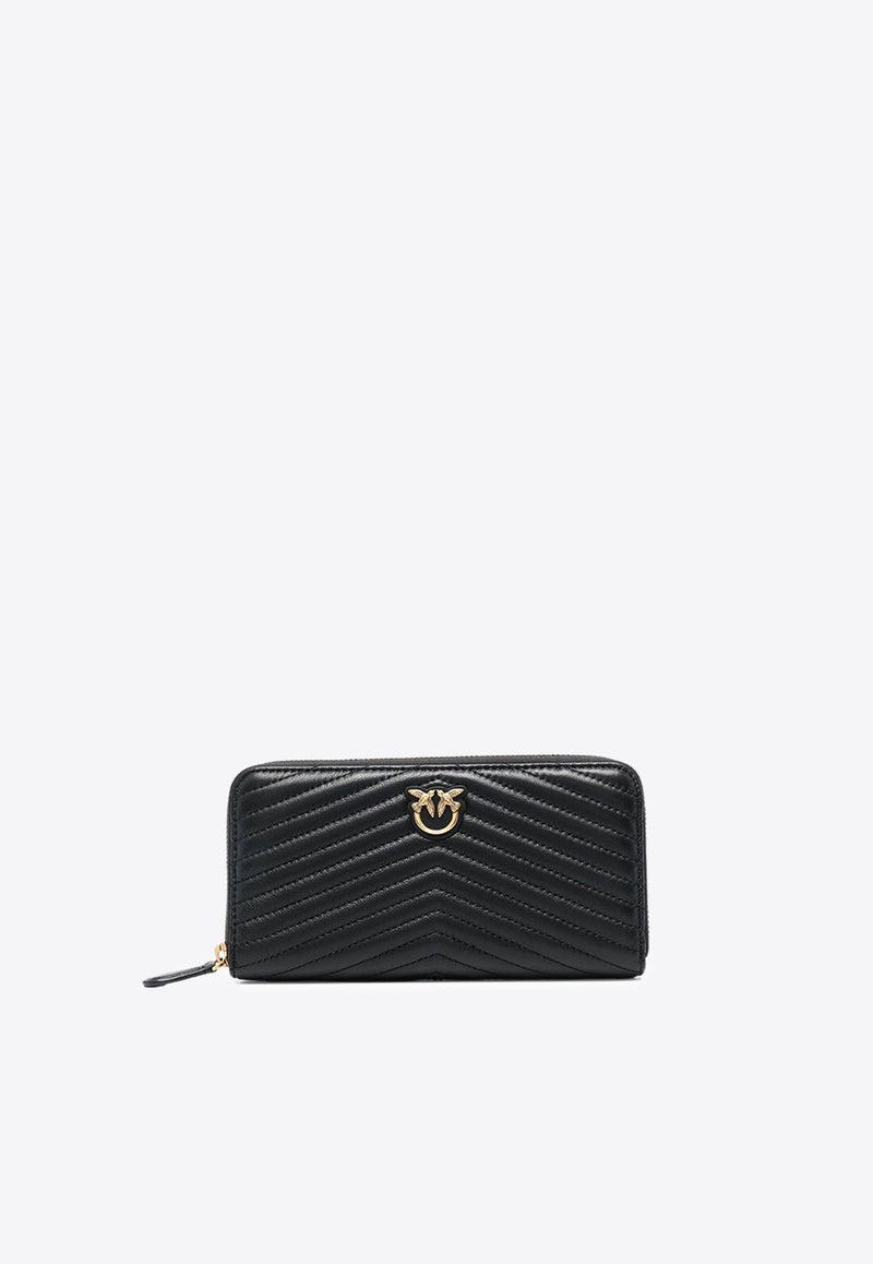 Ryder Quilted Leather Zip-Around Wallet