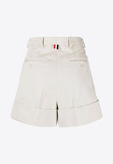 Grosgrain Stripe Knee-Length Shorts