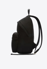 Logo Print Nylon Backpack