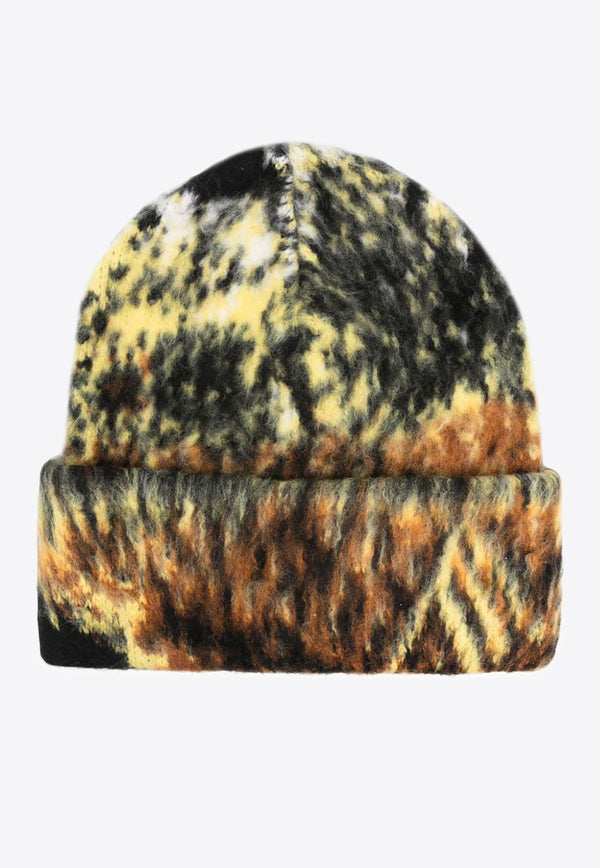 Abstract Print Beanie