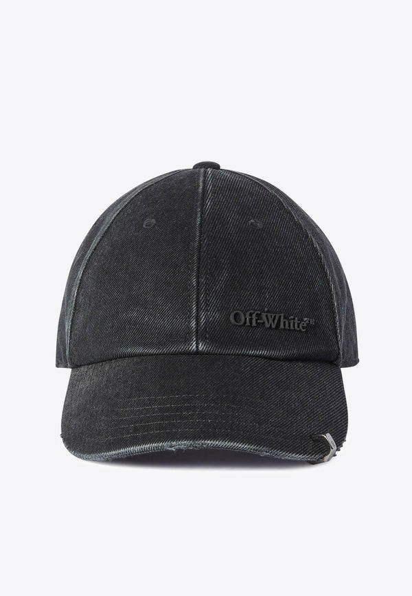 Distressed Denim Baseball Cap