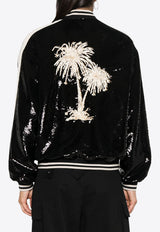 Sequined Bomber Jacket