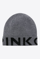 Logo Jacquard Turn-Up Beanie