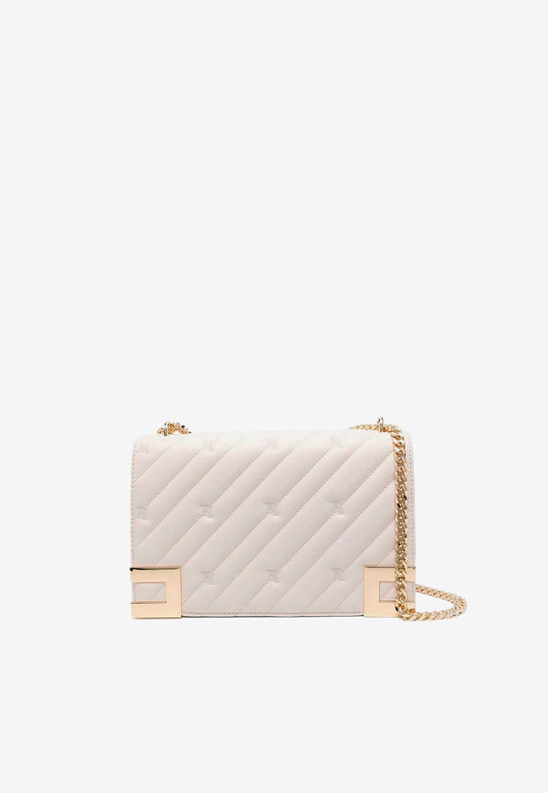 Large Logo Crossbody Bag in Quilted Leather