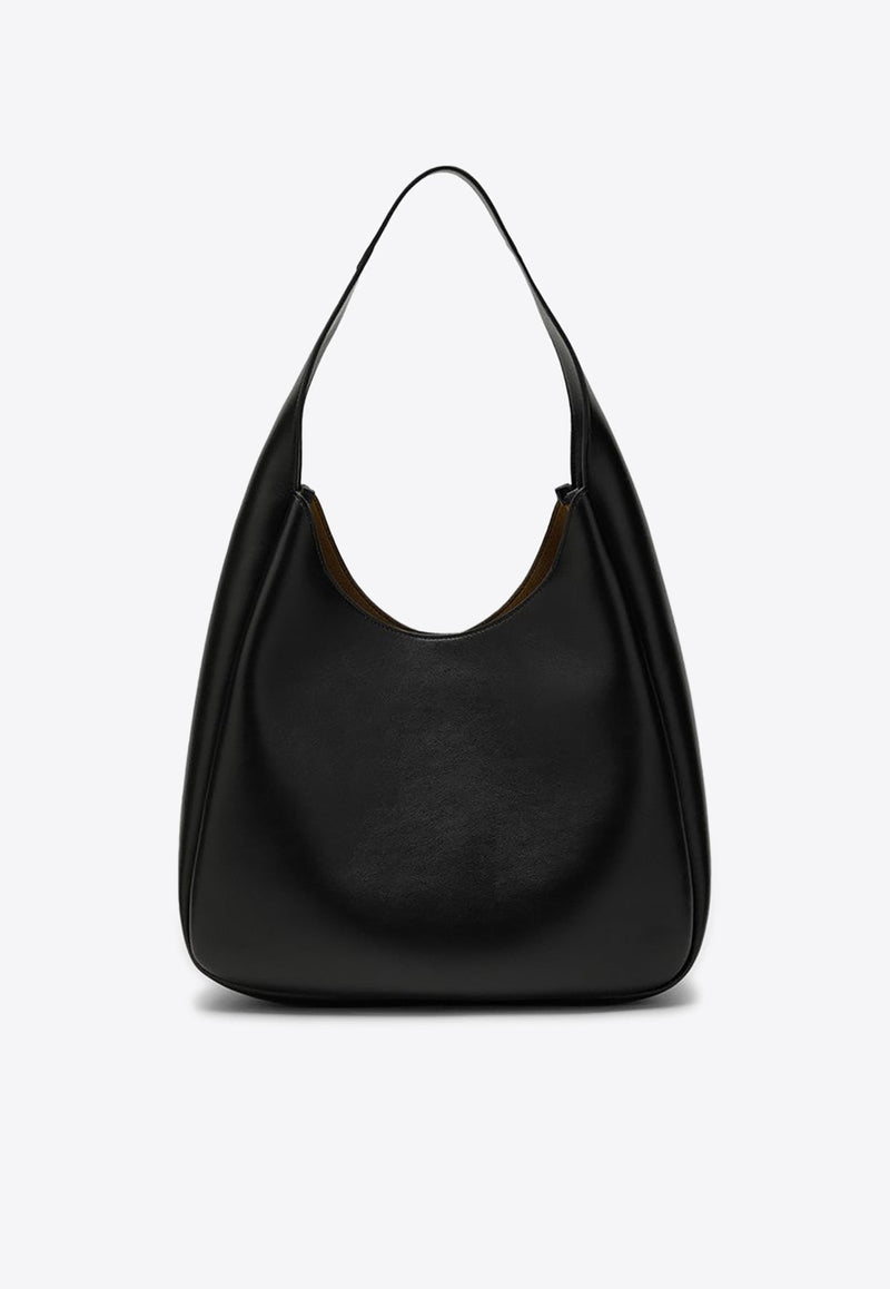 Perforated Logo Slouchy Tote Bag