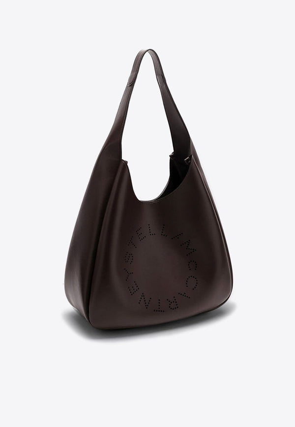 Perforated Logo Hobo Bag