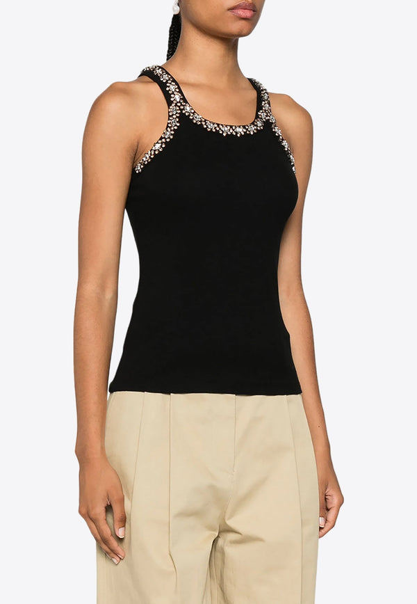 Crystal Embroidered Tank Top