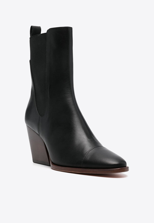 Topaz 75 Calf Leather Ankle Boots