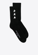 Stars Poly Printed Socks